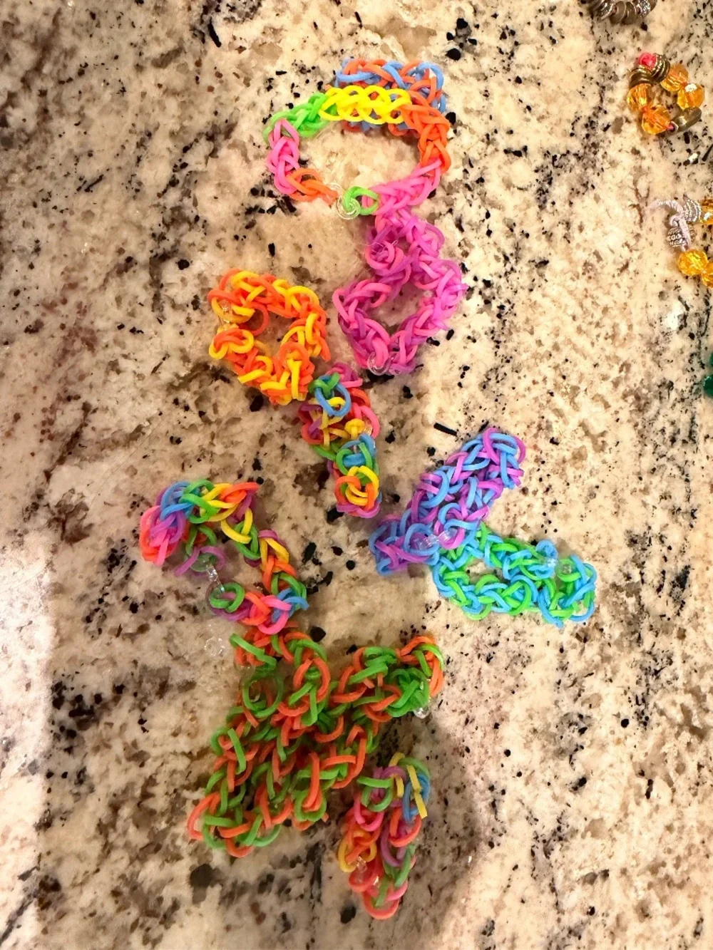 Fun, Colorful, Elastic Bracelets